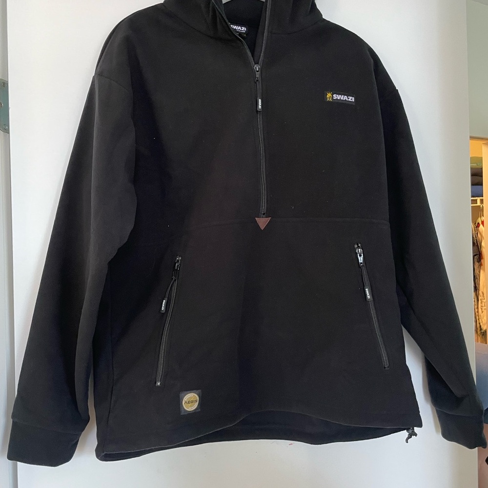 Swazi Black Pullover Hoodie
